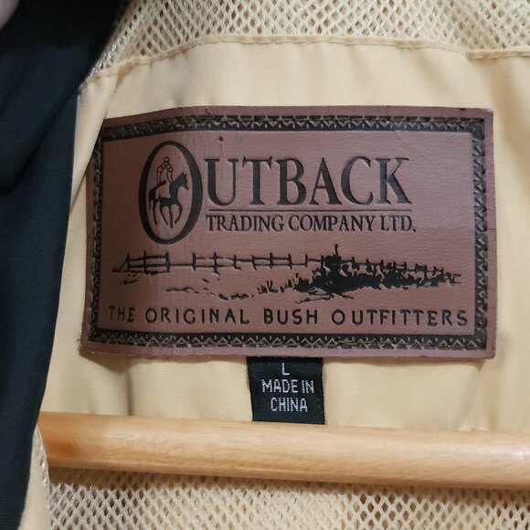 Outback Trading Co. Pak-A-Roo Parka Men's Micro Suede Jacket Size Large - Picture 11 of 13